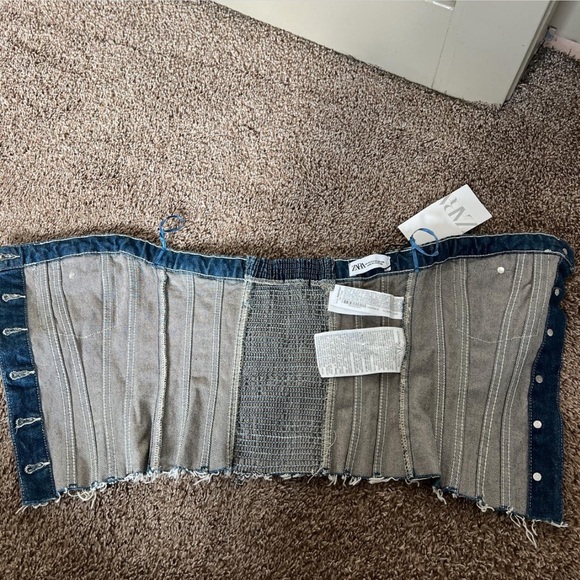 Zara denim top - Picture 2 of 3